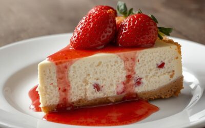 Cheesecake à la fraise