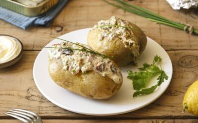 Pommes de terre farcies aux sardines